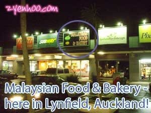 Malaysian Food & Bakery - here in Lynfield, Auckland!