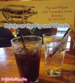 Drinks at the Pig and Whistle