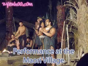 Performance at the Maori Village