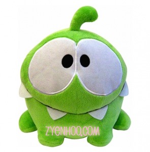 UPDATE: Cut The Rope is my most absolute favourite iPhone game... and I LOVE Om Nom!!! He is so cute especially when I can't get the candy to him... I want Om Nom in real life so I can feed him loads and loads of diabetes-inducing candy. Or at least all the Ferrerro Rocher that some of you evil people will insist on giving me.