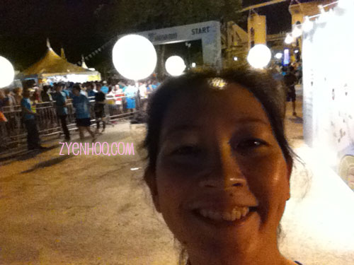 Selfie with Start Line!