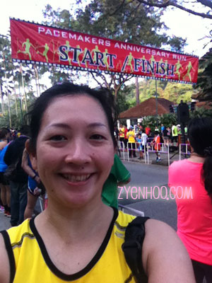 My selfie at the Start Line